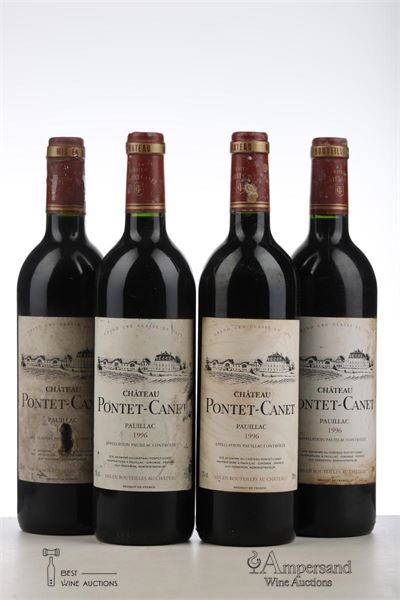 PONTET CANET 1996 - Mc - 4 Bottles