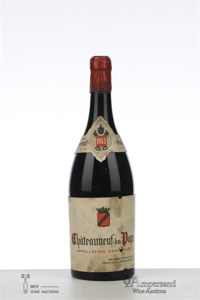 CHATEAUNEUF DU PAPE 1953 - Berard Pere Et Fils - 1 Bottle