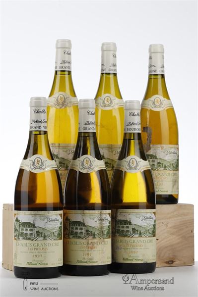 CHABLIS LES PREUSES 1997 - Billaud Simon - 6 Bottles