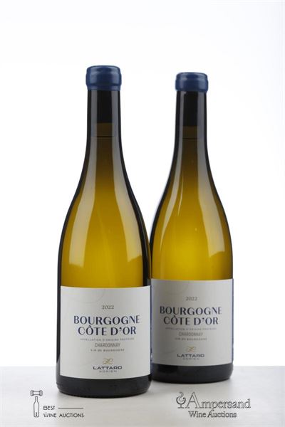 BOURGOGNE COTE D'OR CHARDONNAY 2022 - Adrien Lattard - 2 Bottles