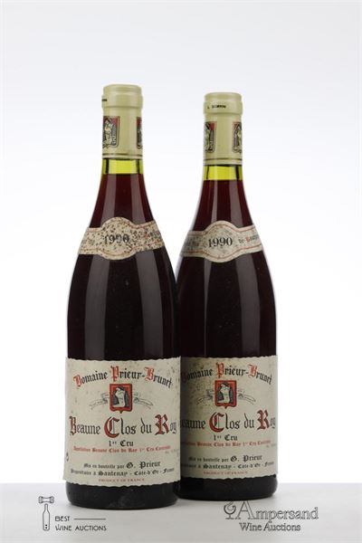 BEAUNE CLOS DU ROY 1990 - Prieur Brunet - 2 Bottles