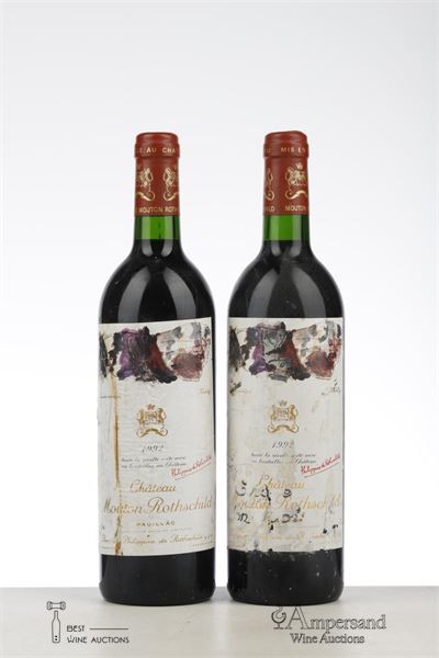 MOUTON ROTHSCHILD 1992 - Mc - 2 Bottles