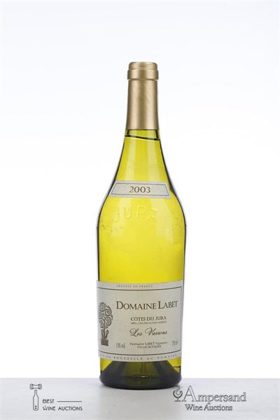 COTES DU JURA LES VARRONS 2003 - Domaine Labet - 1 Bottle