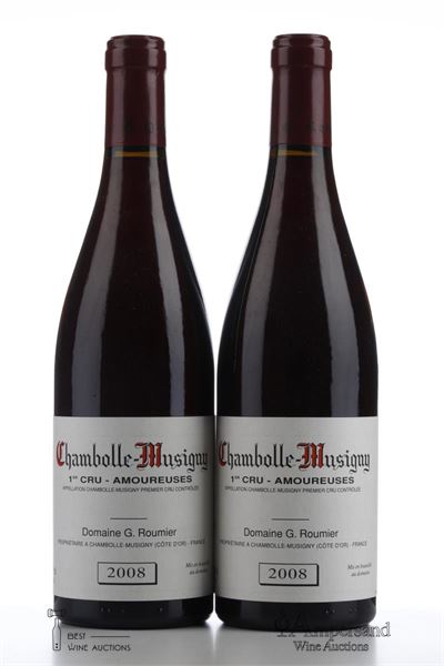 CHAMBOLLE MUSIGNY LES AMOUREUSES Georges Roumier 2008 - 2 Bottles