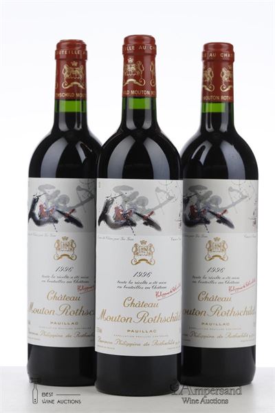 MOUTON ROTHSCHILD 1996 - Mc - 3 Bottles