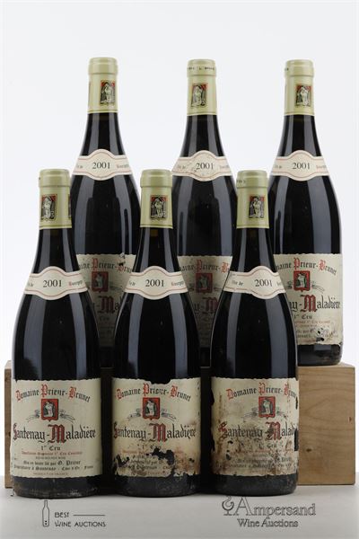 SANTENAY MALADIERE 2001 - Prieur Brunet - 6 Bottles