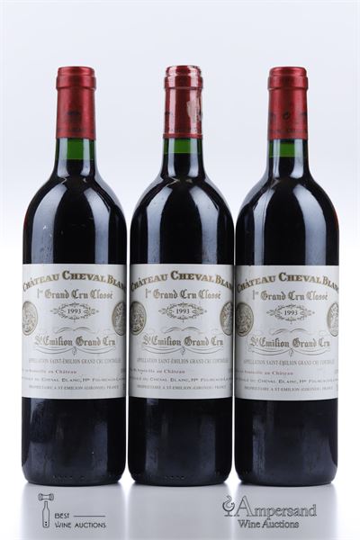 CHEVAL BLANC 1993 - Mc - 3 Bottles