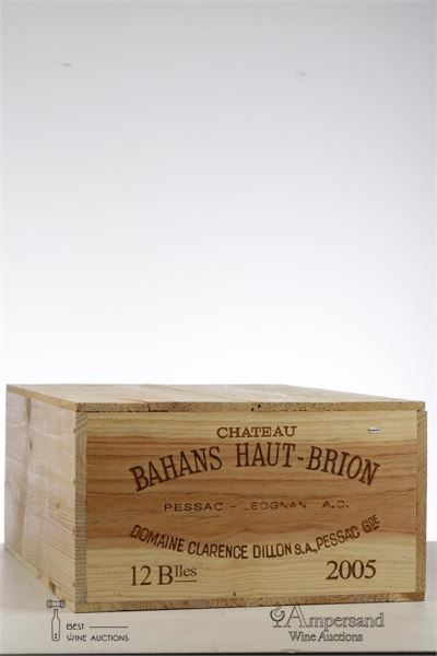 BAHANS HAUT BRION 2005 - Mc - 12 Bottles - Owc 12