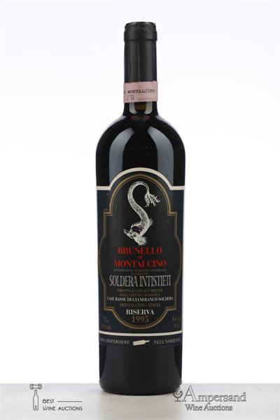 BRUNELLO DI MONTALCINO RISERVA INTISTIETI 1995 - Soldera - 1 Bottle