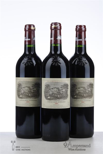 LAFITE ROTHSCHILD 2001 - Mc - 3 Bottles