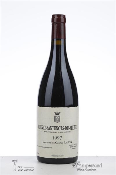 VOLNAY SANTENOTS DU MILIEU 1997 - Comtes Lafon - 1 Bottle