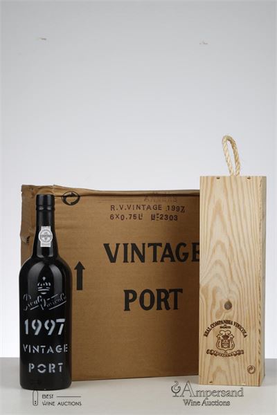 REAL VINICOLA VINTAGE PORT 1997 - Real Vinicola - 6 Bottles - Owc 1