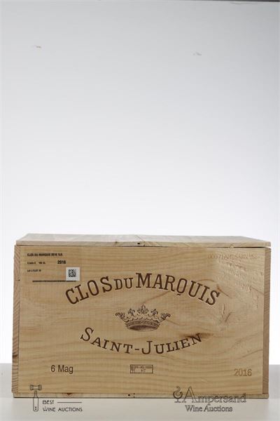 CLOS DU MARQUIS 2016 - Mc - 6 Magnums - Owc 6