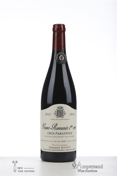 VOSNE ROMANEE CROS PARANTOUX 2016 - Emmanuel Rouget - 1 Bottle