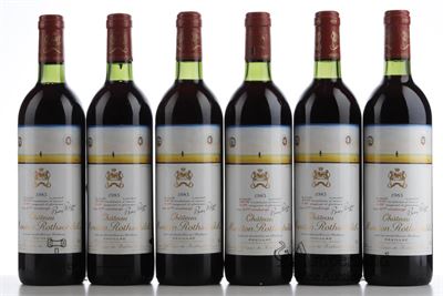MOUTON ROTHSCHILD 1983 - 12 Bottles in Owc 12