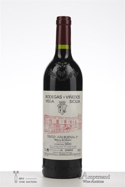 VEGA SICILIA VALBUENA 5 2003 - Vega Sicilia - 1 Bottle