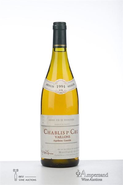 CHABLIS VAILLONS 1994 - Moillard Grivot - 1 Bottle