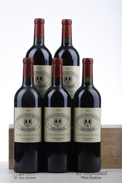 PAVIE MACQUIN 2007 - Mc - 5 Bottles