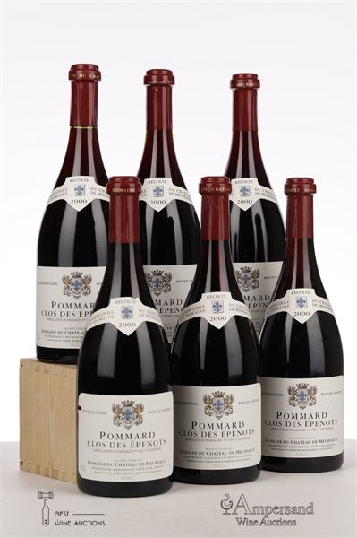 POMMARD CLOS DES EPENOTS 2000 - Chateau de Meursault - 6 Bottles - Oc 6