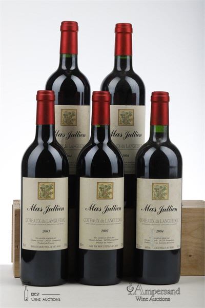MAS JULLIEN 2*2003 + 3*2004  - Mas Jullien - 5 Bottles