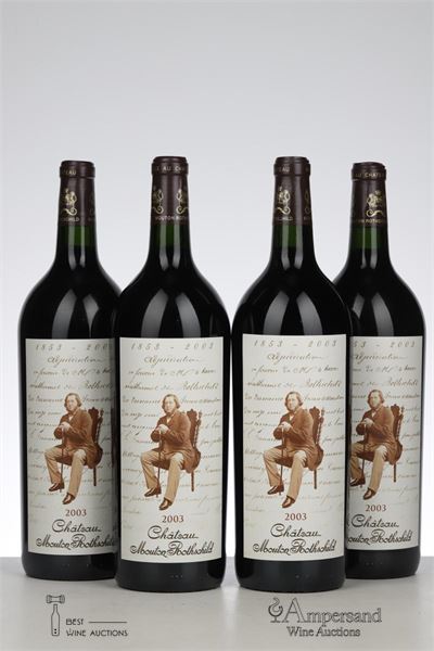 MOUTON ROTHSCHILD 2003 - Mc - 4 Magnums - Owc 6