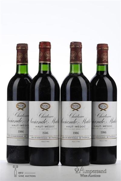SOCIANDO MALLET 1986 - Mc - 4 Bottles