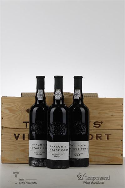TAYLORS VINTAGE PORT 1994 - Taylors - 3 Bottles - Owc 12