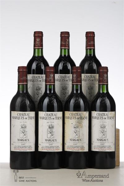 MARQUIS DE TERME 1987 - Mc - 7 Bottles