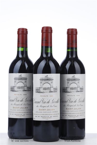 LEOVILLE LAS CASES 1989 - Mc - 3 Bottles