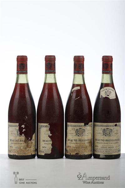 BEAUNE BRESSANDES 1974 - Louis Jadot - 4 Bottles