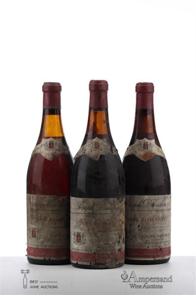 VOSNE ROMANEE 1964 - Joseph Drouhin - Grafe Lecocq - 3 Bottles