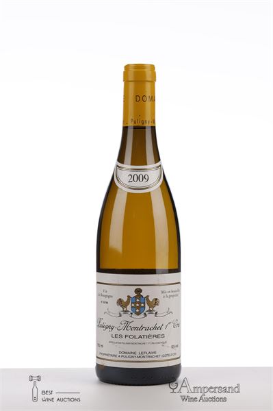 PULIGNY MONTRACHET LES FOLATIERES 2009 - Domaine Leflaive - 1 Bottle