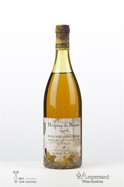 HOSPICES DE BEAUNE MEURSAULT GENEVRIERES CUVEE BAUDOT 1976 - Coron - 1 Bottle