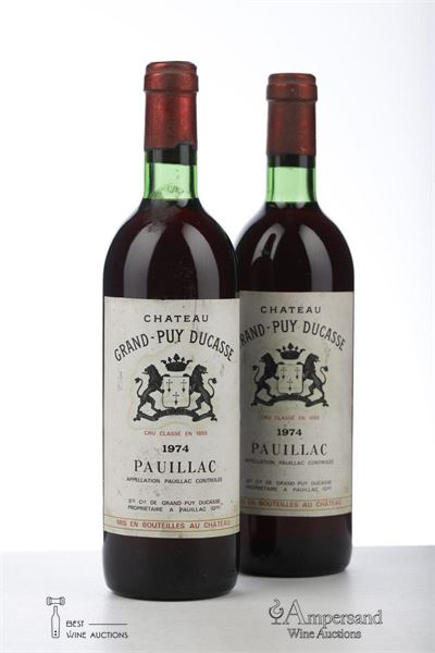 GRAND PUY DUCASSE 1974 - Mc - 2 Bottles
