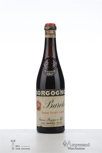 BAROLO RISERVA VIGNETI CANUBBI 1947 - Borgogno - 1 Bottle