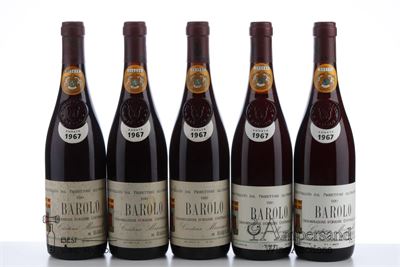 BAROLO 1967 - Cantina Mascarello - 5 Bottles