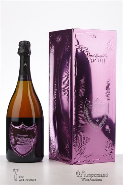 DOM PERIGNON ROSE LADY GAGA 2008 - Moet et Chandon - 1 Bottle - Metal Box