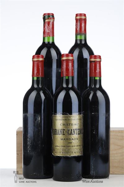 BRANE CANTENAC 1989 - Mc - 5 Bottles