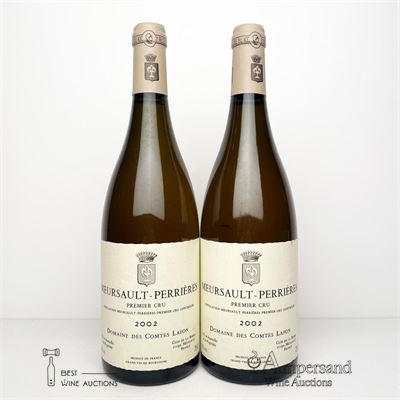 MEURSAULT PERRIERES 2002 - Comtes Lafon - 2 Bottles