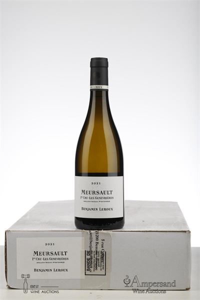 MEURSAULT LES GENEVRIERES 2021 - Benjamin Leroux - 6 Bottles - Oc 6