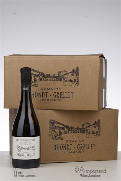 DHONDT GRELLET LES TERRES FINES BLANC DE BLANCS EXTRA BRUT DEGORGEMENT 04/2025 - Dhont Grellet - 12 Bottles - Oc 6