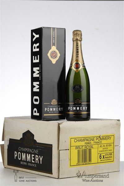 POMMERY BRUT ROYALE 70 Ties - Pommery - 6 Bottles - Oc 1