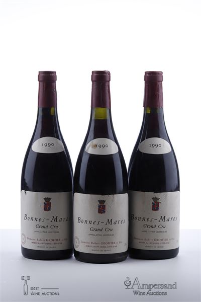 BONNES MARES 1990 - Robert Groffier - 3 Bottles
