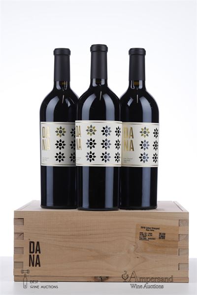 LOTUS VINEYARD CABERNET SAUVIGNON 2018 - Dana Estate - 3 Bottles - Owc 3