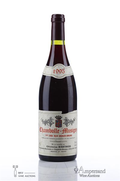 CHAMBOLLE MUSIGNY AUX BEAUX BRUNS 1995 - Ghislaine Barthod - 1 Bottle