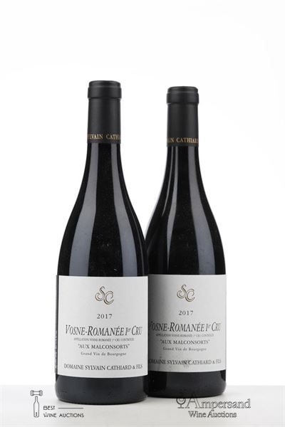 VOSNE ROMANEE AUX MALCONSORTS 2017 - Sylvain Cathiard - 2 Bottles