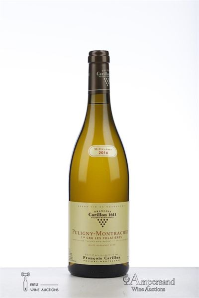 PULIGNY MONTRACHET LES FOLATIERES 2016 - Francois Carillon - 1 Bottle