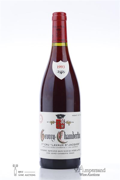 GEVREY CHAMBERTIN LAVAUX ST JACQUES 1993 - Armand Rousseau - 1 Bottle