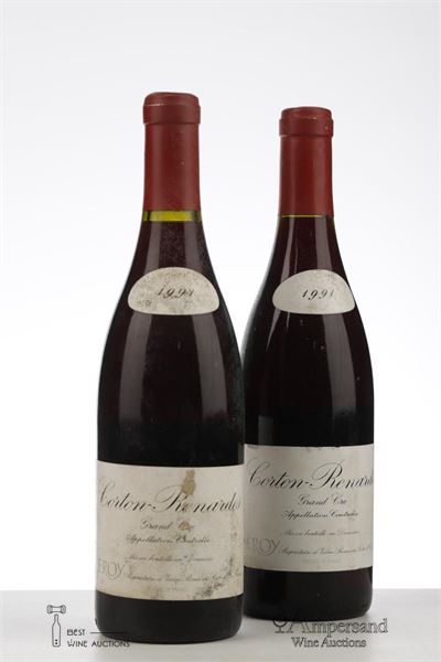 CORTON RENARDES 1991 - Domaine Leroy - 2 Bottles