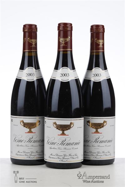 VOSNE ROMANEE 2003 - Gros Frere et Soeur - 3 Bottles